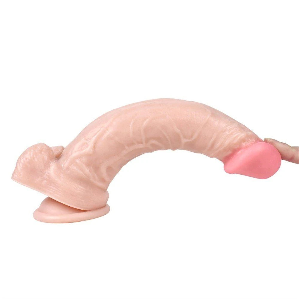 Dildo Series New Wolf 25 cm Yumuşak Realistik Dokulu Penis
