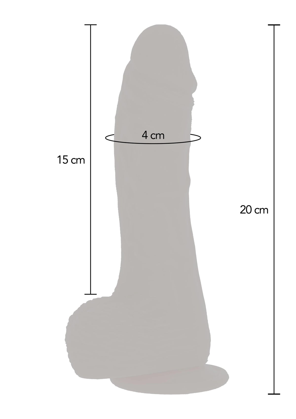 ToyJoy Naked Rotating Dildo Silicone Belden Bağlamalı Hareketli Penis 20 Cm.