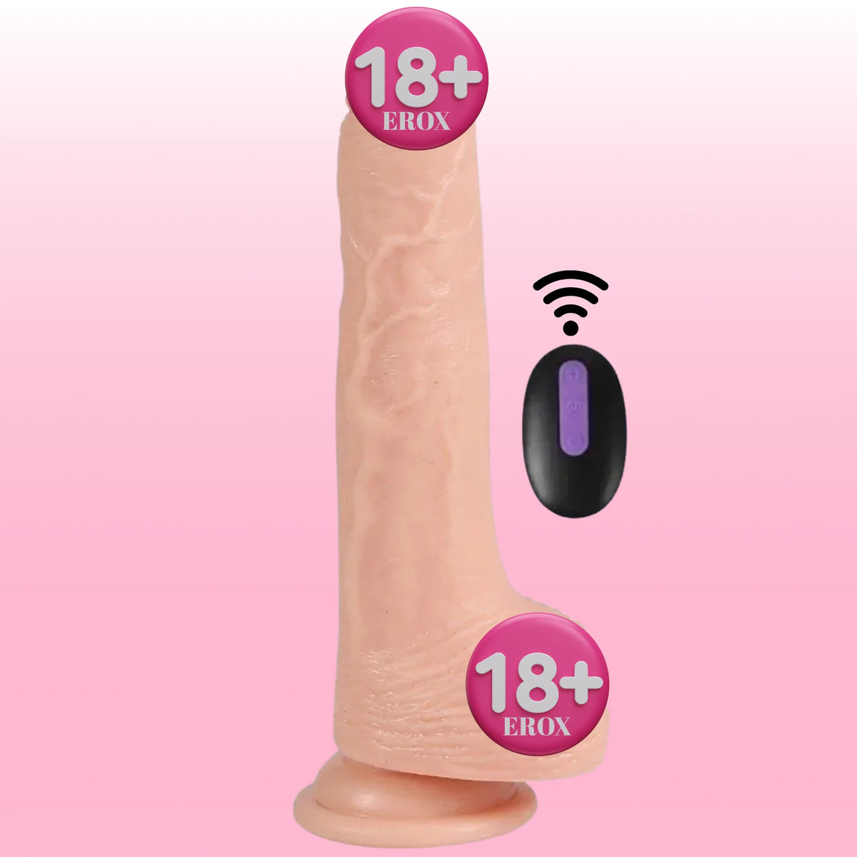 Shequ Dildo Series Harding 20 Mod Titreşimli Realistik Vibratör