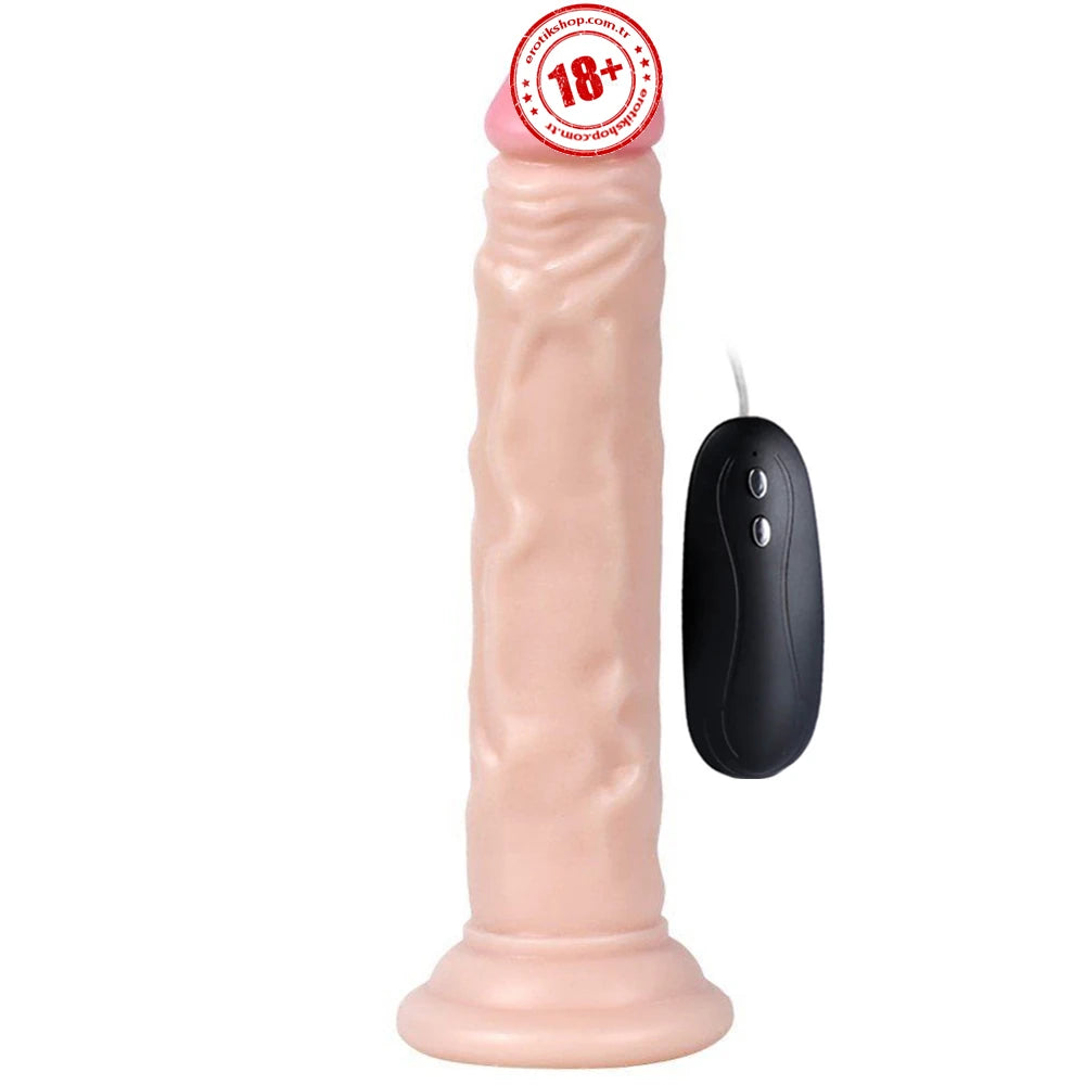 Xise Dildo Series Naturo 18.5 cm Titreşimli Realistik Penis XS-WBC10024