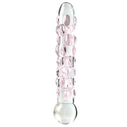 Pipedream Icicles No. 7 Hand Blown Glass Massager Cam Dildo