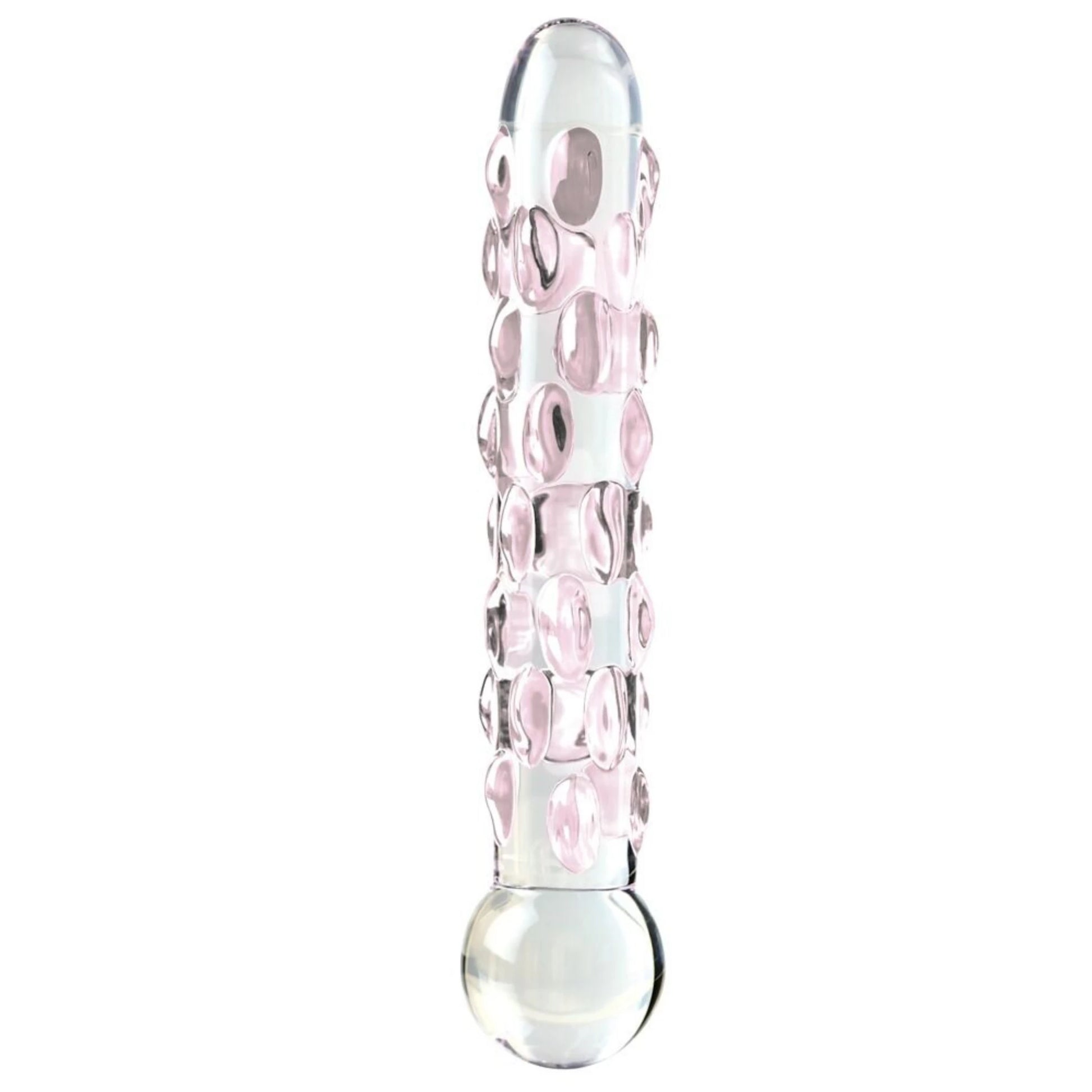 Pipedream Icicles No. 7 Hand Blown Glass Massager Cam Dildo