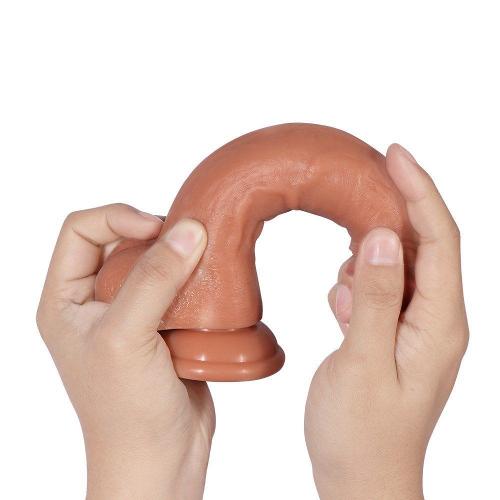 Shequ Archie Natural Çift Katmanlı 21 Cm Kemerli Realistik Penis