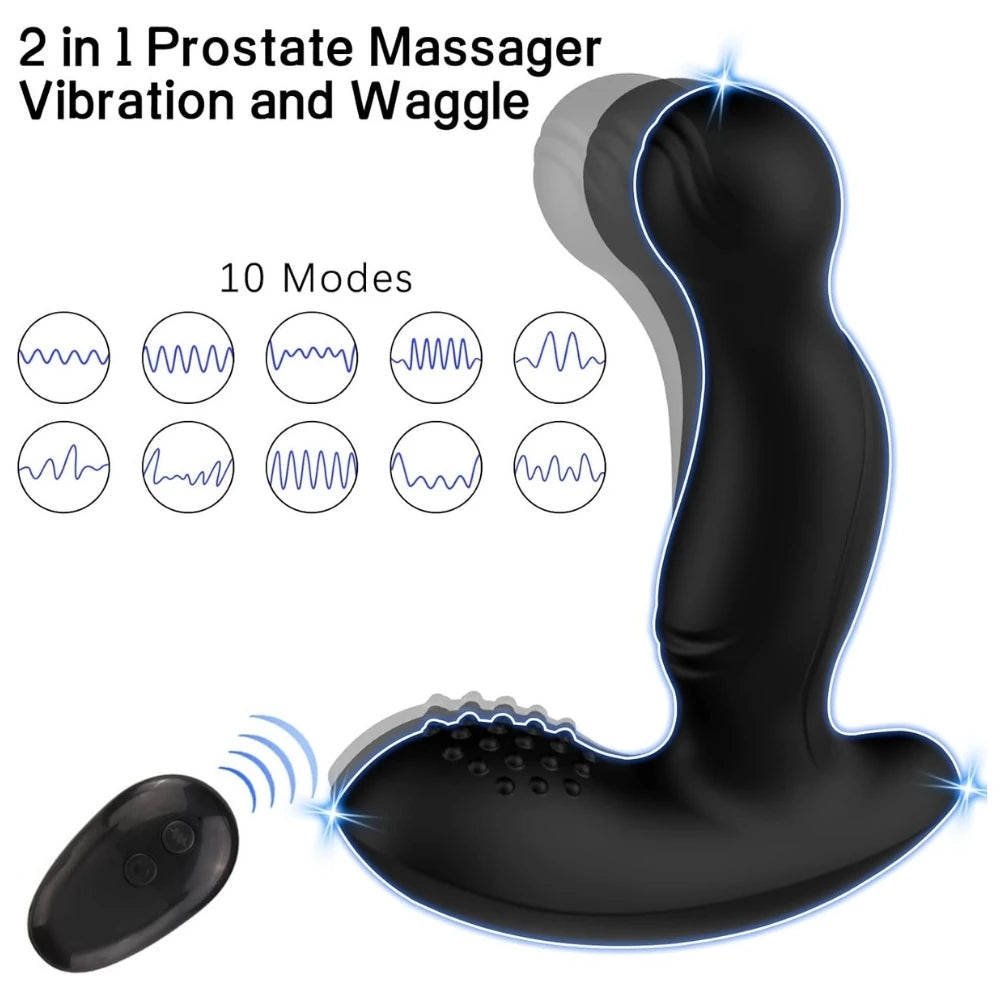 Frowzer Anal Fantasy Waggle Uzaktan Kumanda Kontrollü Prostat Vibratör