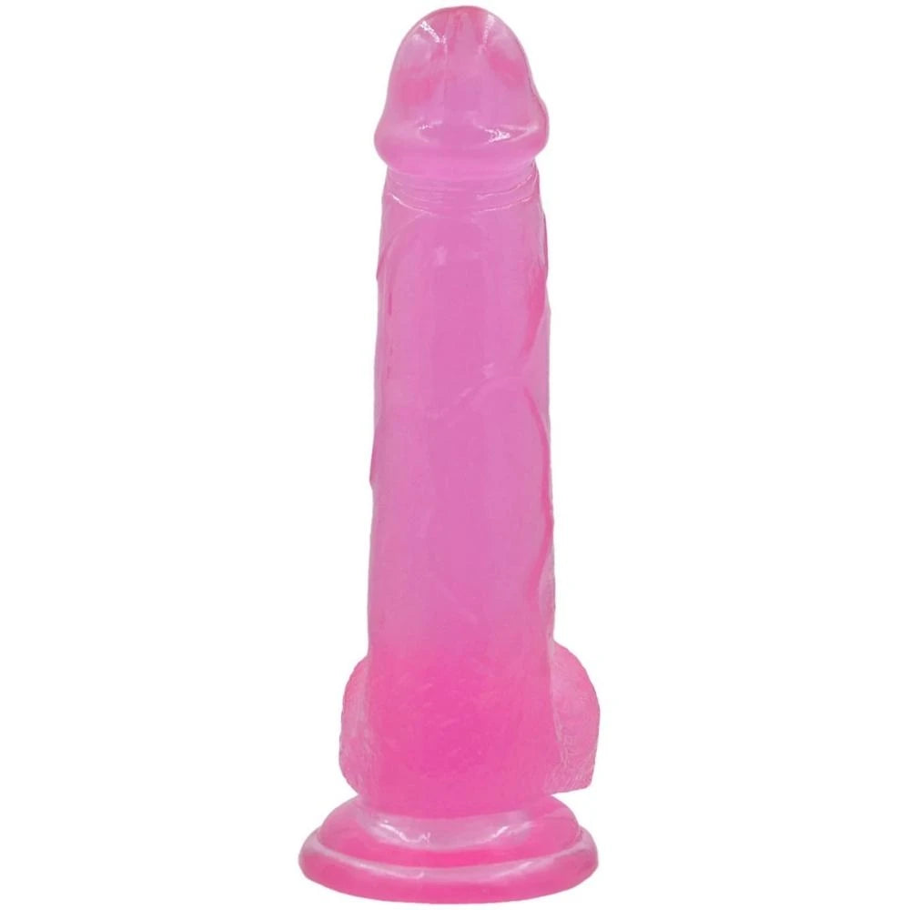 Lovetoy Jelly Studs Pink Large 20 cm Belden Bağlamalı Jel Dildo LV3100