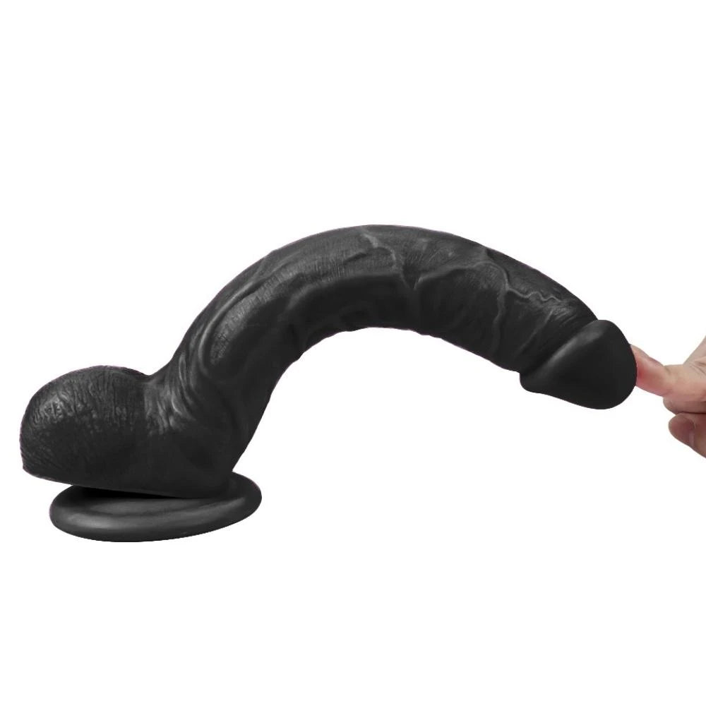 Xise Dildo Series Optimus 26 Cm Büyük Realistik Penis XS-WBC10028-Black