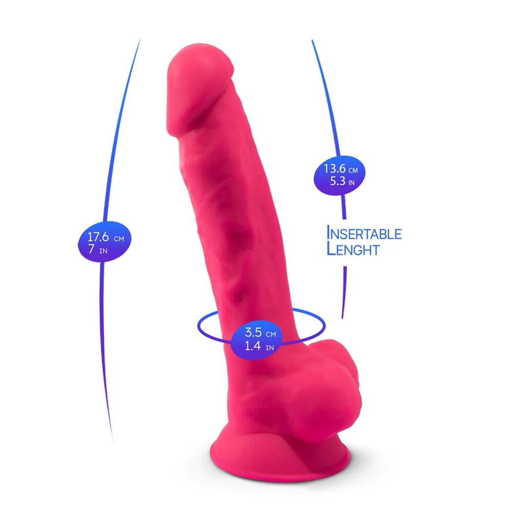 Silexd The Original Premium Dildo 17,5 cm Yumuşak Dokulu Realistik Jel Dildo