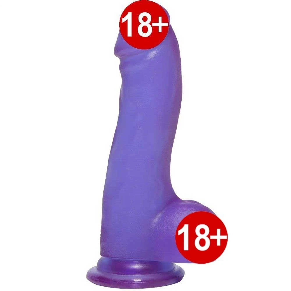 Doc Johnson Crystal Jellies 19 Cm Master Cock With Balls Mor