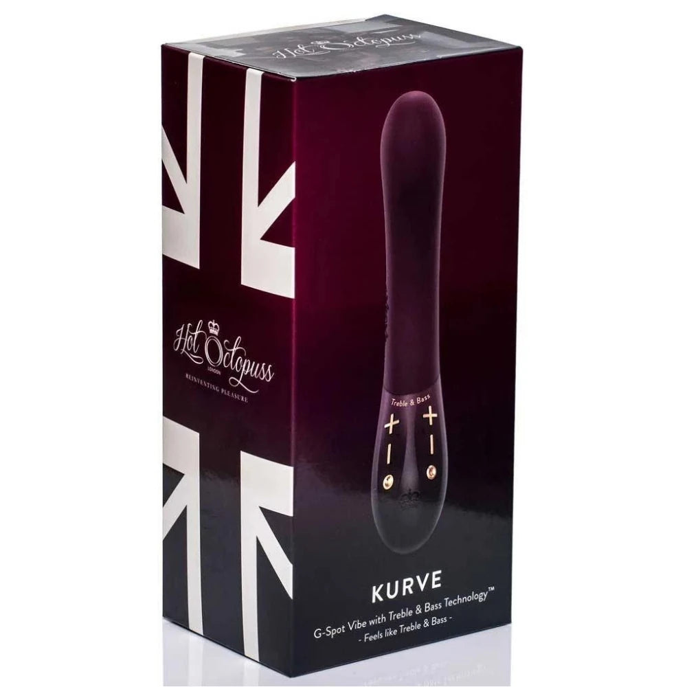 Hot Octopuss Kurve G-Spot Uyarıcı Bas ve Tiz Özellikli Teknolojik Vibratör