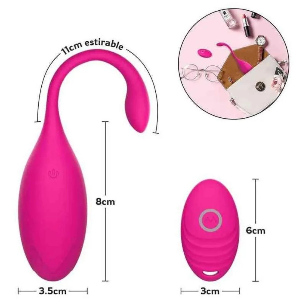 Frowzer Benwa Balls Uzaktan Kumandalı Kegel Egzersiz Vibratörü-Purple