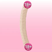 Doc Johnson Jr. Veined 30 Cm Çift Taraflı Realistik Jel Penis-Ten