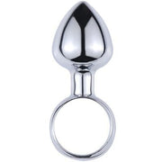 Erox Finger Medium Metal Anal Plug