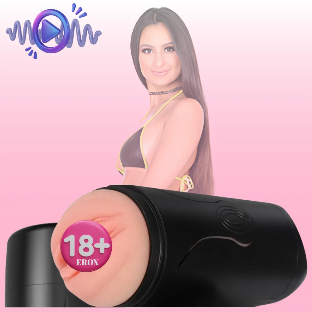 Shequ Fanny Sesli ve Hava Basınç Özellikli Şarjlı Titreşimli Masturbator JC-MA70019