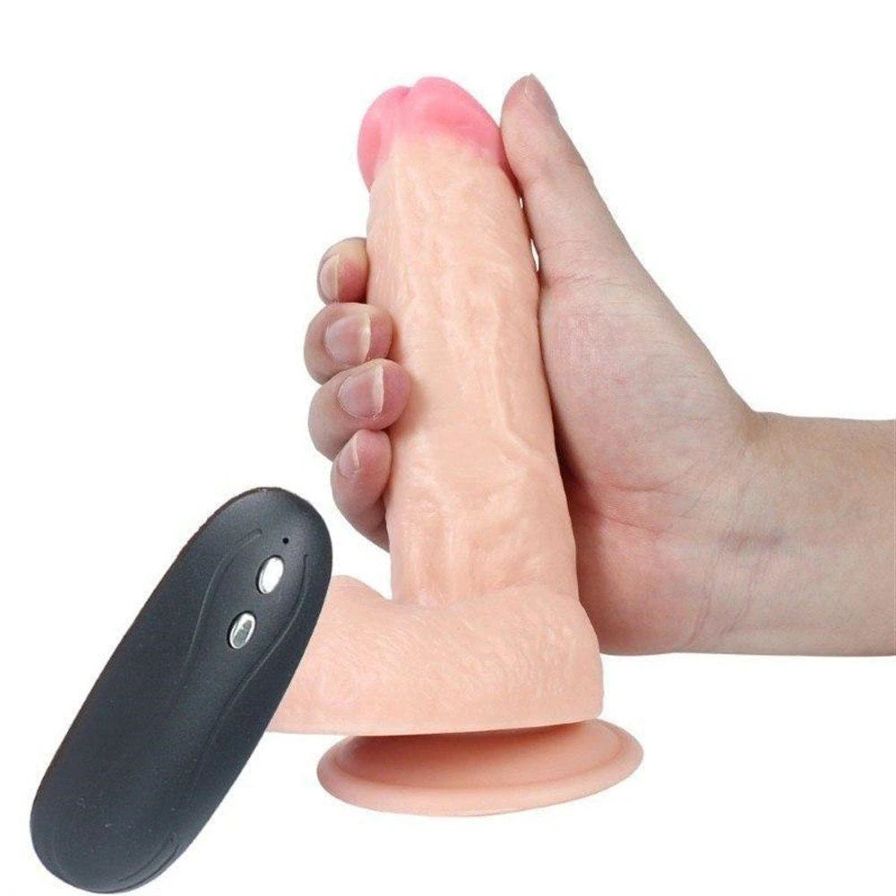 Xise Dildo Series Kassadin 10 Modlu Titreşimli Realistik Penis