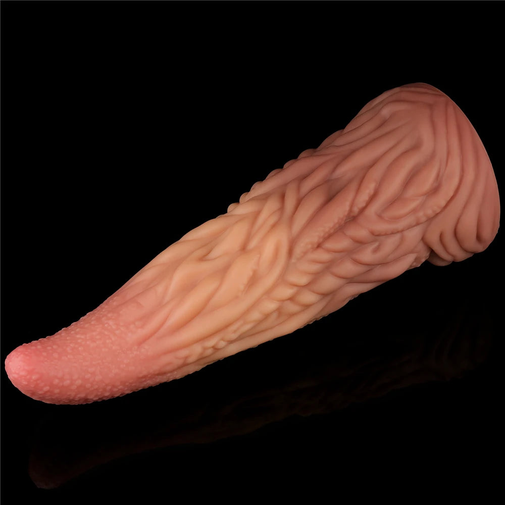 Lovetoy Dual Layered Platinum Silicone 25 Cm Monster Realistik Dildo