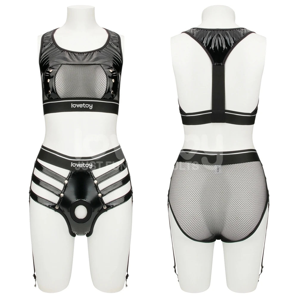 Lovetoy Rebellion Reign Iconic Harness Strap on Set LV781001A XS/S