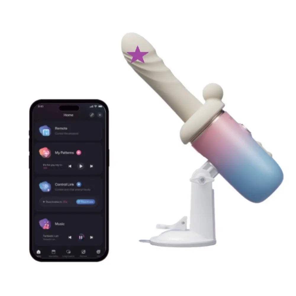 Lovense Spinel Telefon Kontrollü Ultra Yüksek Hızlı İleri Geri Hareketli Dildo