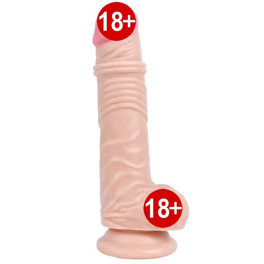Dildo Series 19 Cm Halka Detaylı Realistik Penis