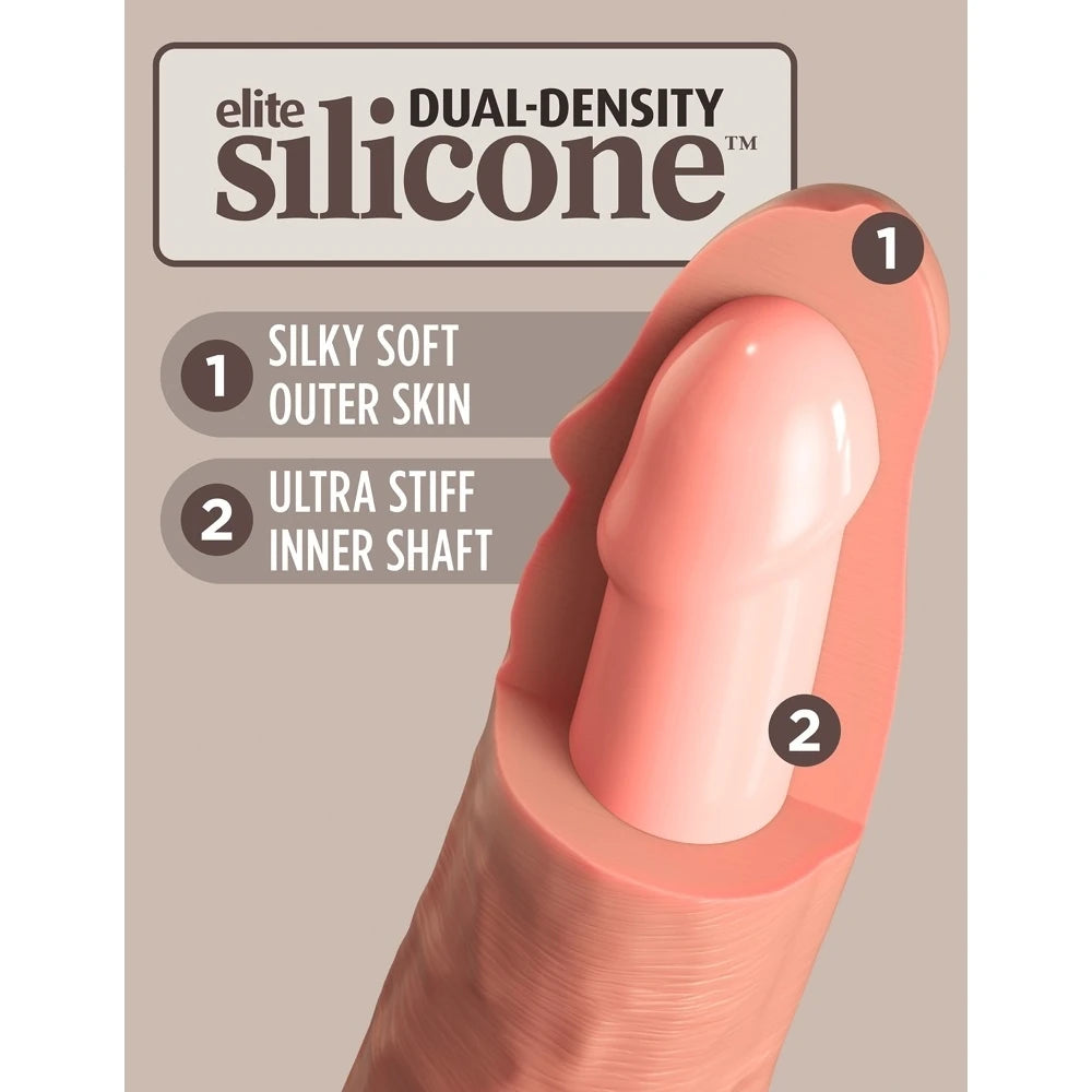 Pipedream King Cock Elite 23 cm Dual Density Silicone Cock Realistik Penis