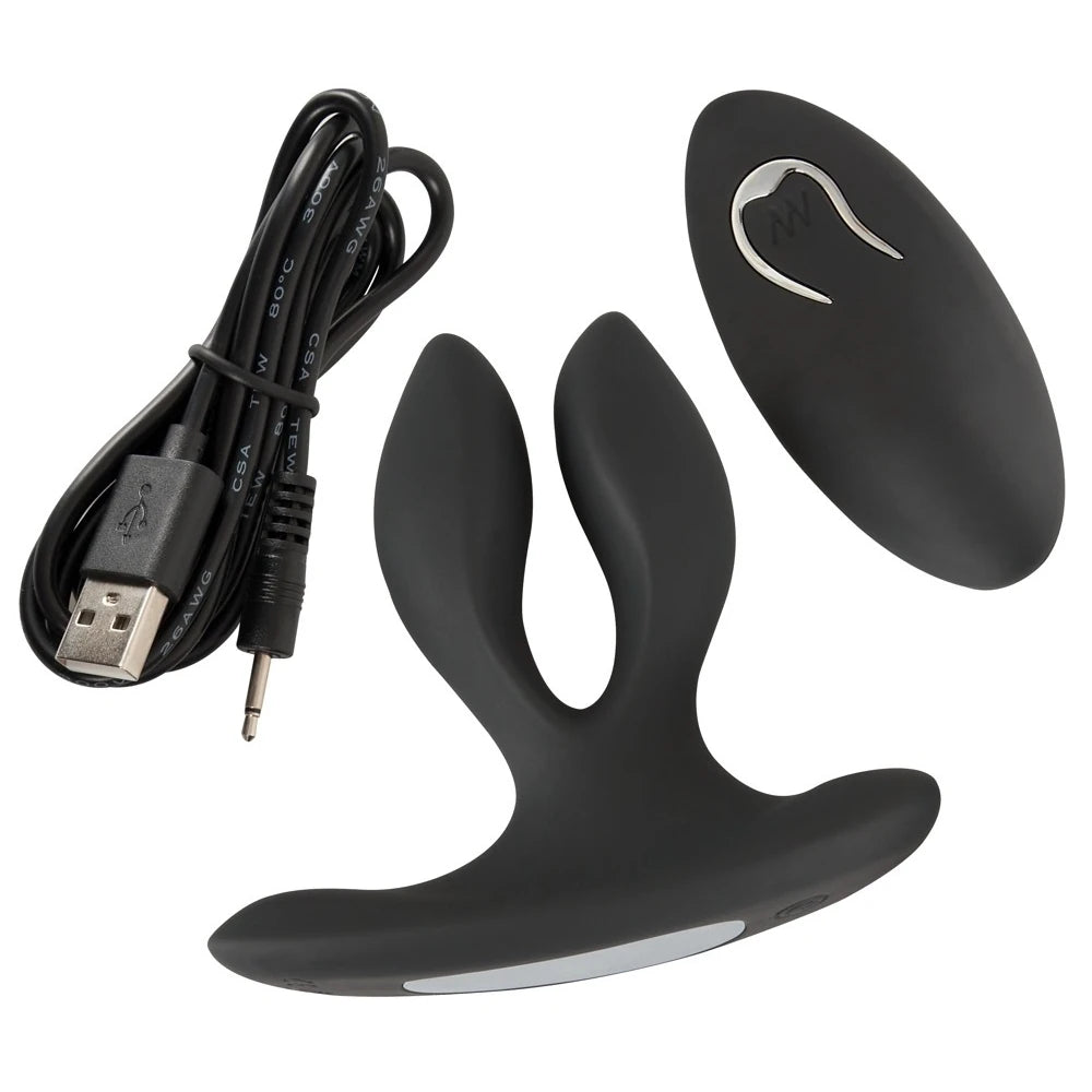 XouXou Vibrating Expander Butt Plug Uzaktan Kumandalı Anal Plug Vibratör