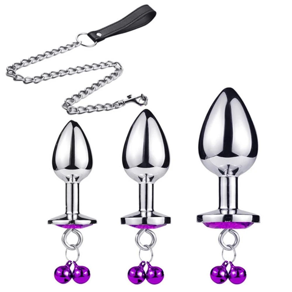 Frowzer Asslock Zilli ve Tasmalı Medium Anal Plug