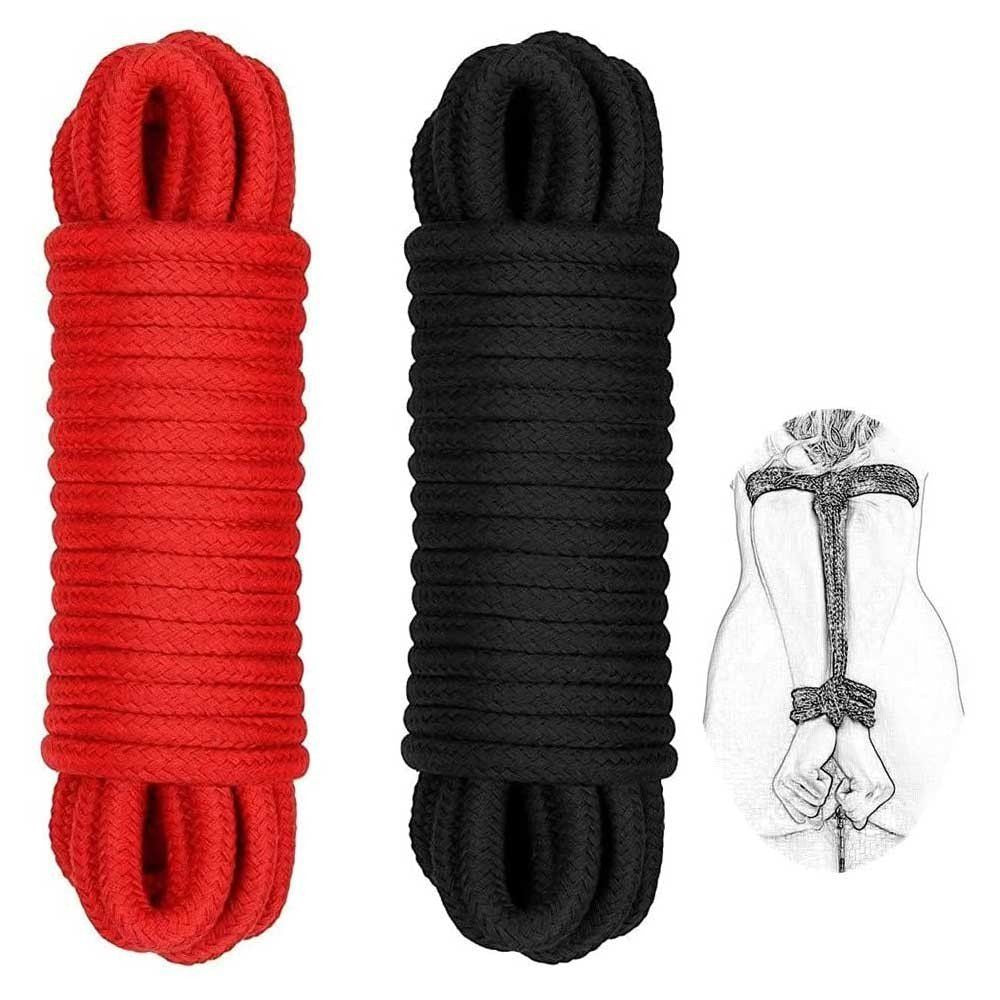 Frowzer Fetish Fantasy Series Rope Shibari Fetiş Bağlama İpi-Siyah