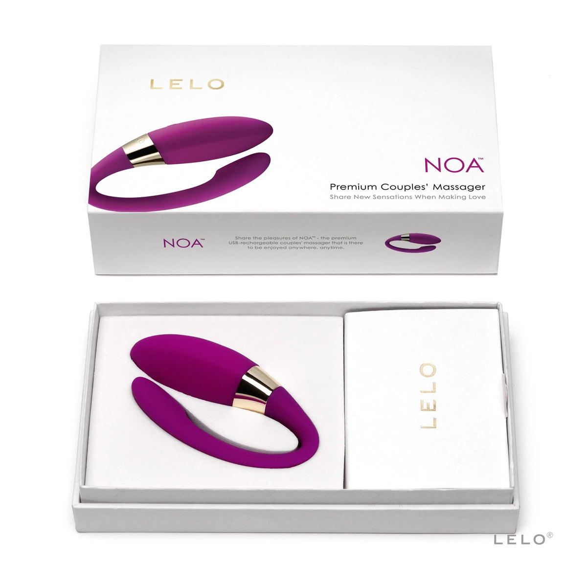 Lelo Noa Giyilebilir Couples Vibratör-Deep Rose