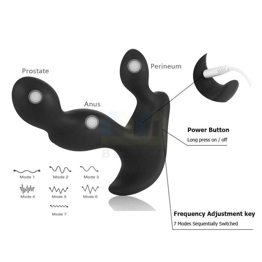 Frowzer 7 Mod 3 Bölge Stimulant Prostat Masaj Vibratör