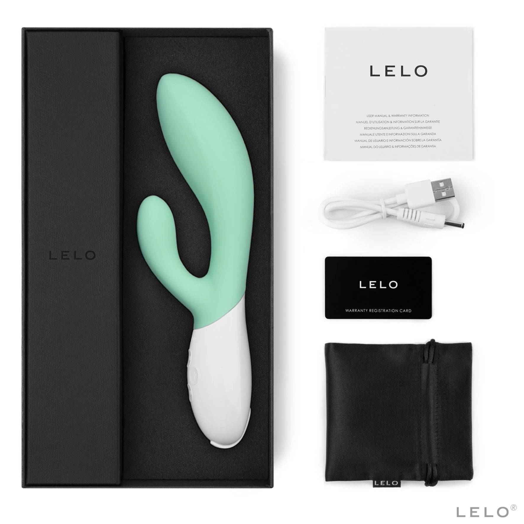 Lelo İna 3 Seaweed G-Noktası ve Clitoral Rabbit Vibratör