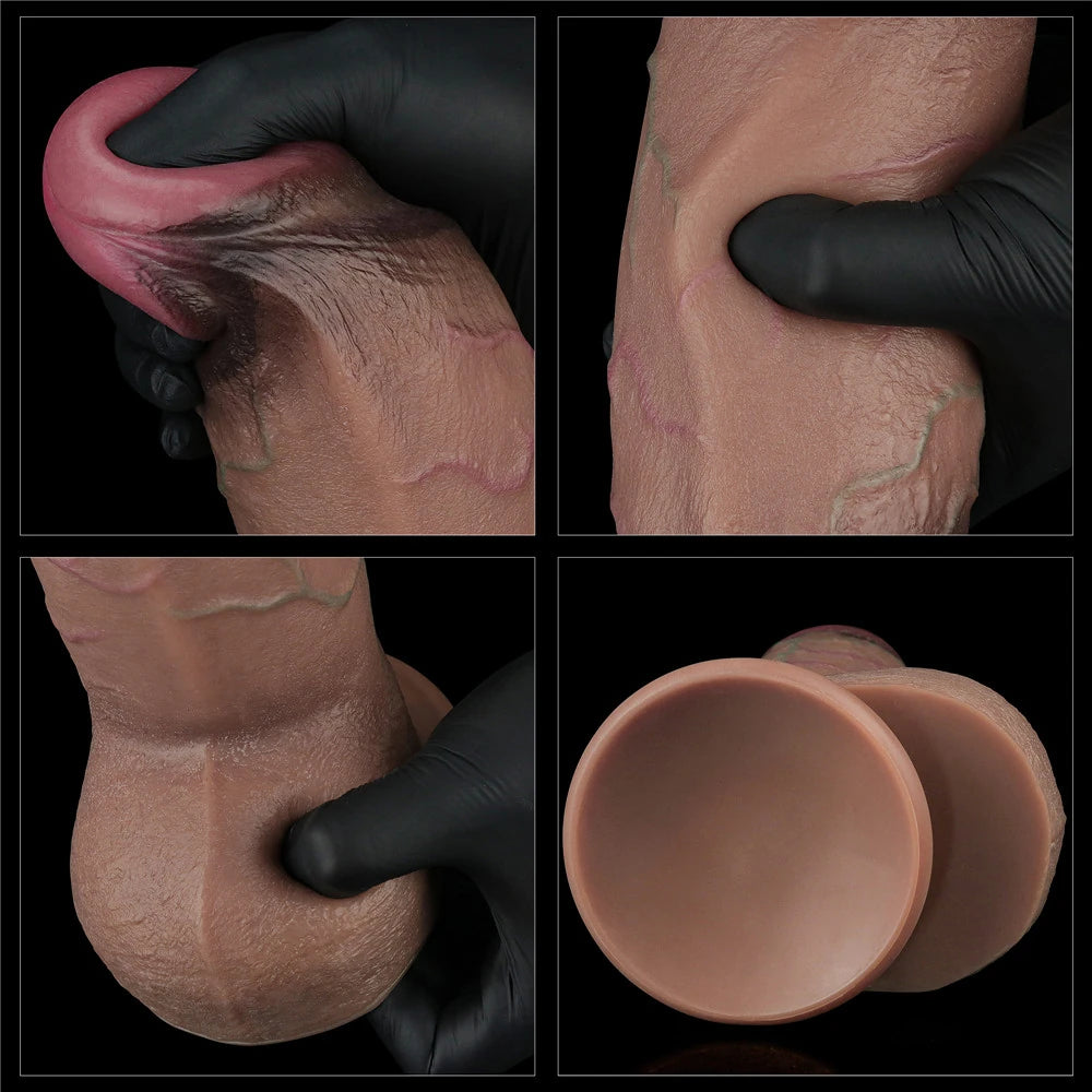 Lovetoy Dual Layered Silicone Cock 25 Cm Realistik Penis LV411061