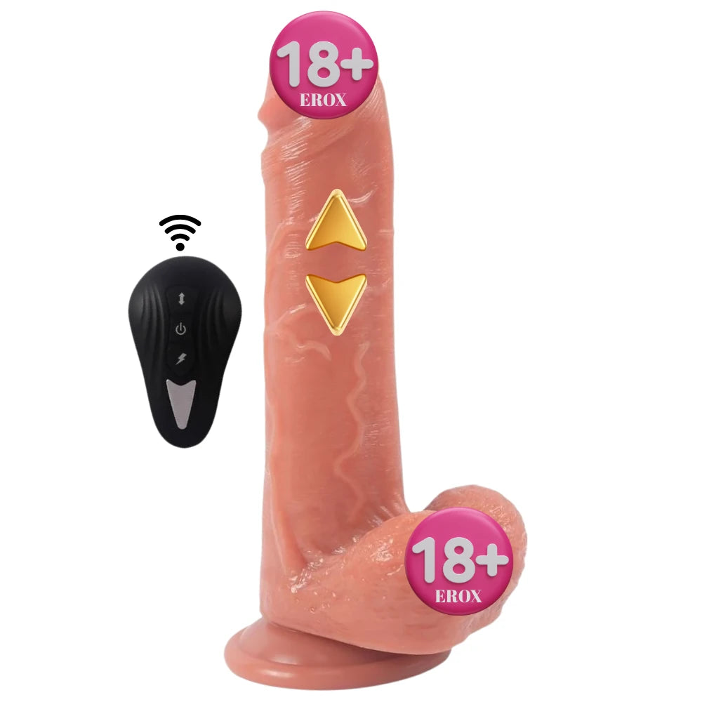 Shequ Harriet 20.5 Cm İleri Geri Hareketli Realistik Penis