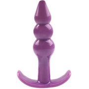 Frowzer Anal Fantasy Ribbled Silicone Jelly Butt Plug Anal Alıştırıcı-Purple