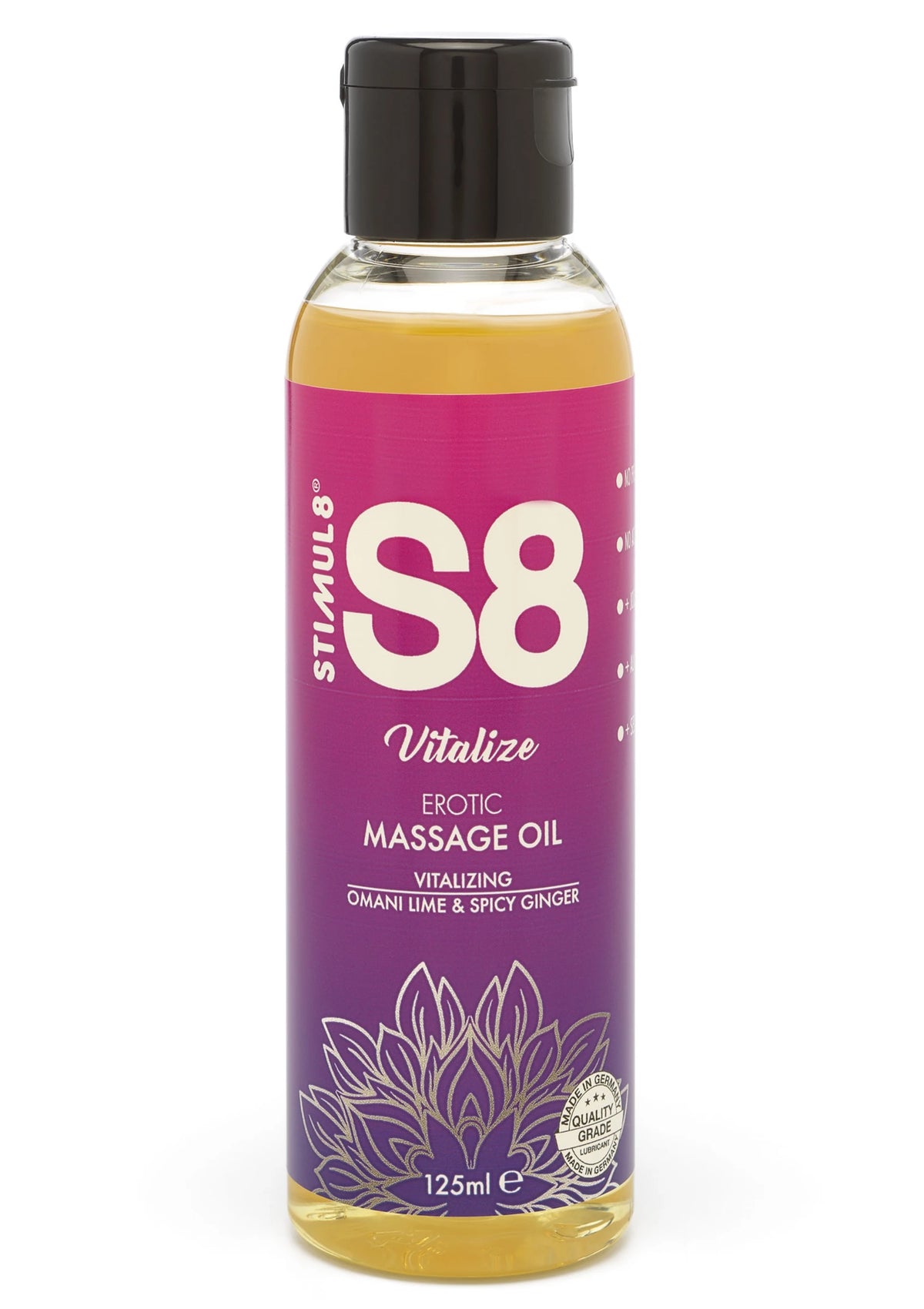 S8 Massage Vitalize Meyveli Masaj Yağı 125 Ml