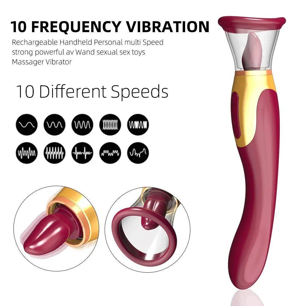 Frowzer Luxury Tongue Vibe 2 İn 1 G-Spot ve Dil Vibratör
