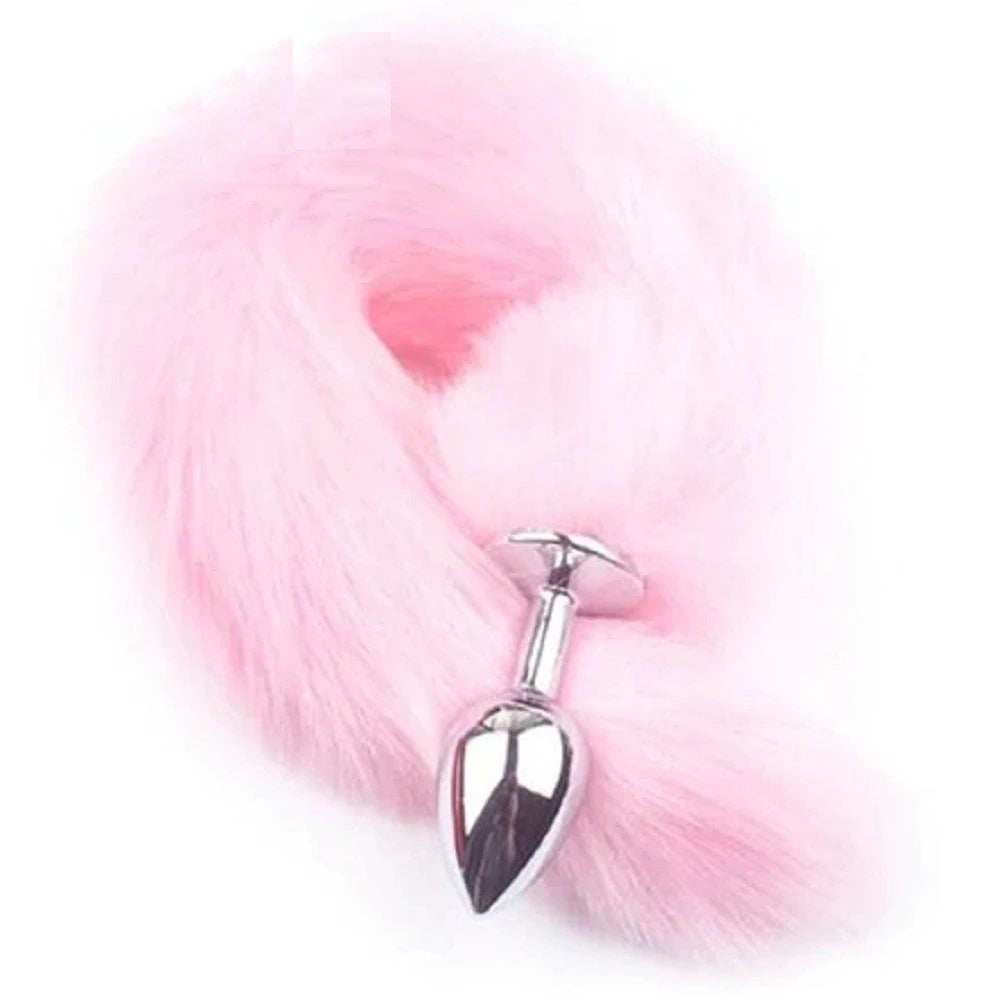 Frowzer Love Pembe Tilki Kuyruklu Metal Anal Plug