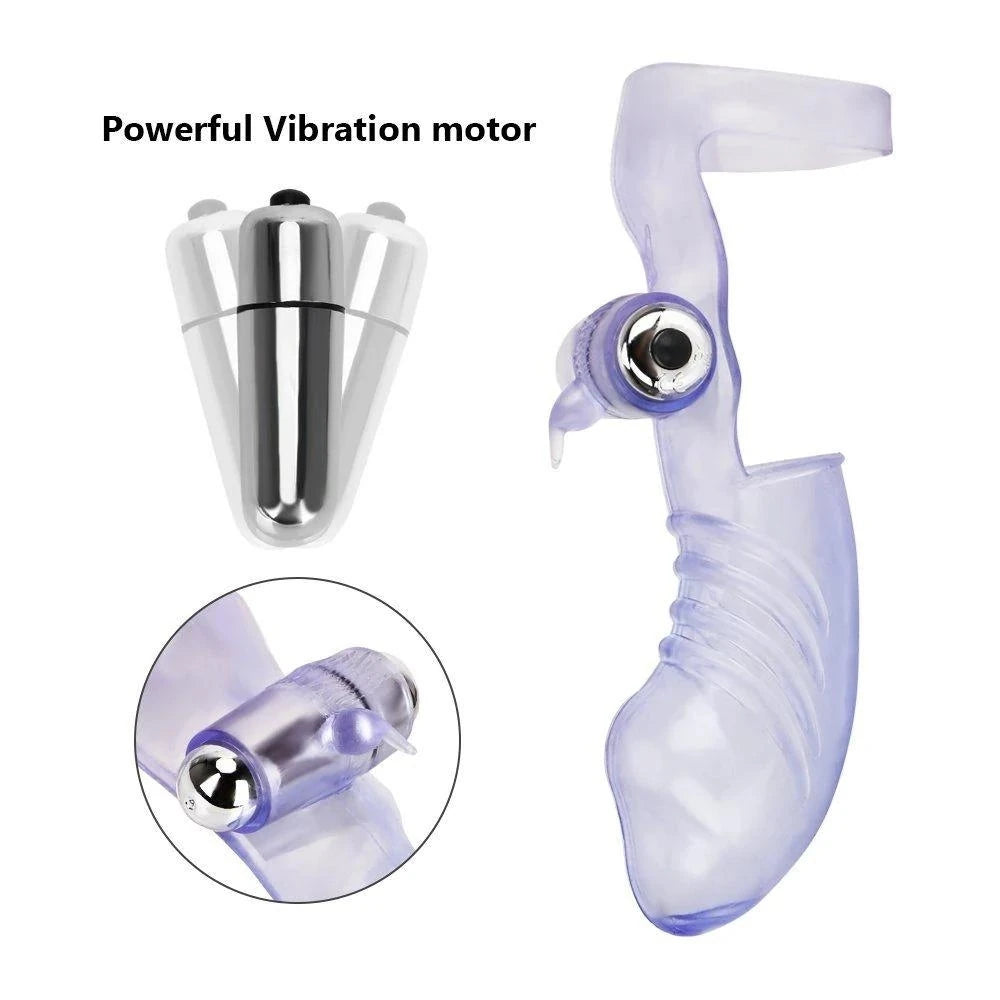 Frowzer Finger Vibe G-Stimulant 10 Mod Parmak Vibratör-Purple