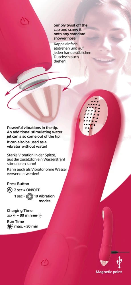 You2Toys Showers To Orgasm Duş Başlık G-Spot Vibratör