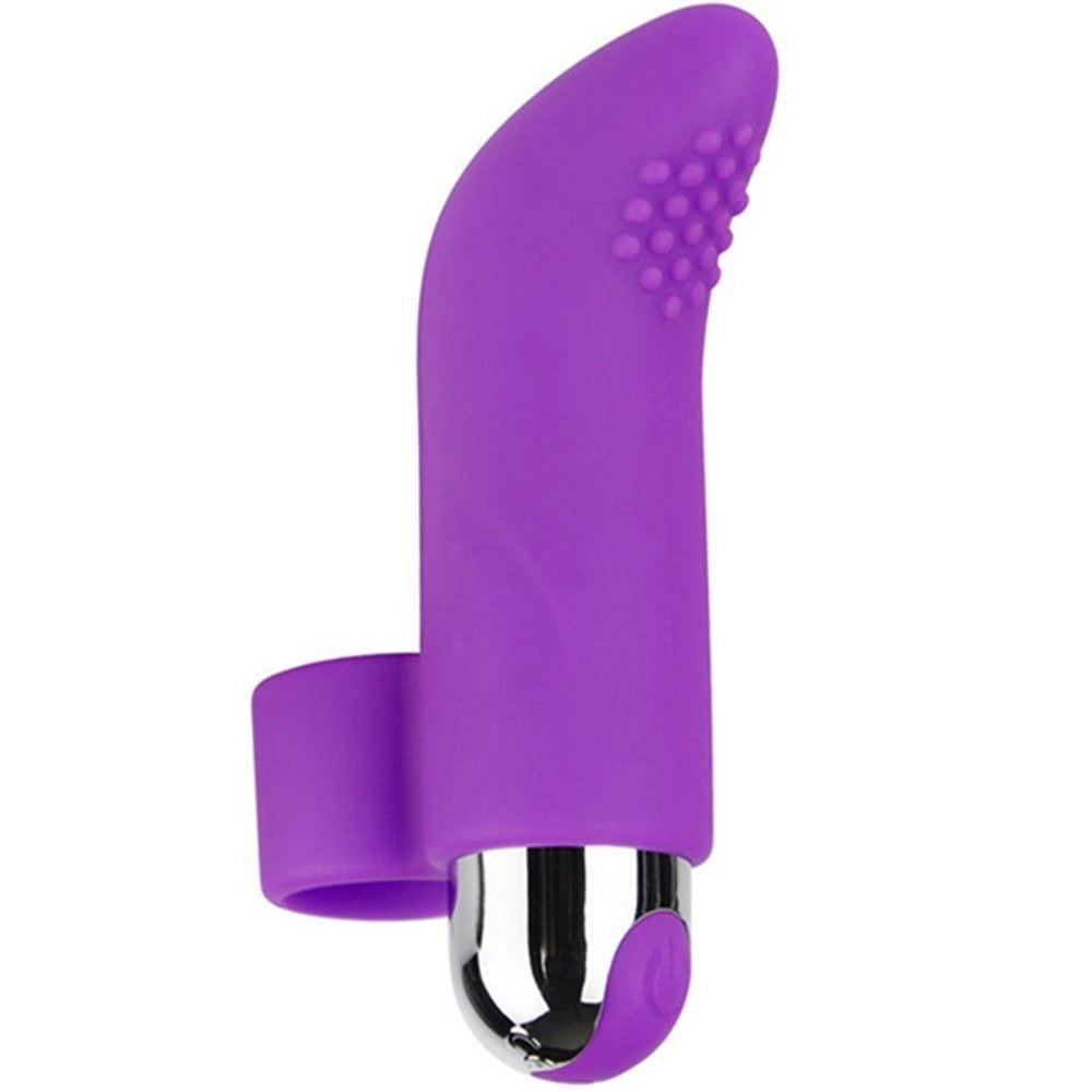 Frowzer Finger Vibe Çift Yönlü USB Şarjlı Parmak Vibratör-Purple