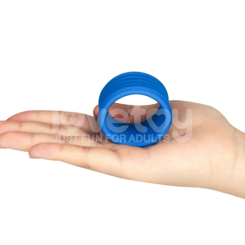Lovetoy Pinnacle Pro Deep Rib Grip Ring Silikon Penis Halkası LV443011