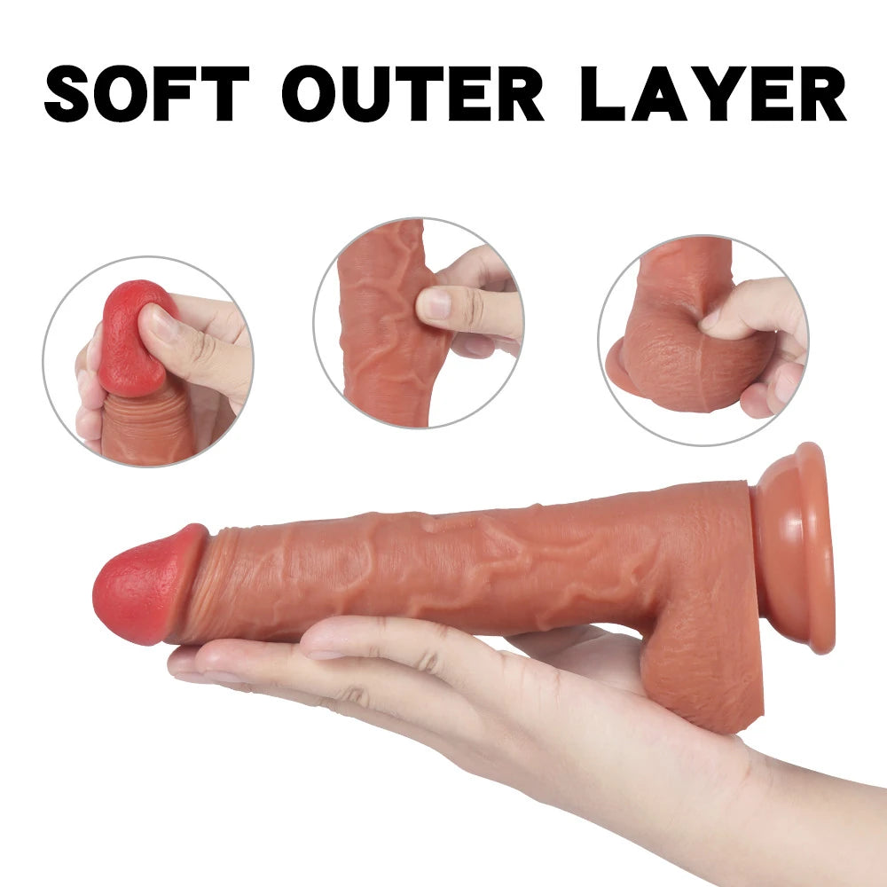 Shequ Harlan Kemerli İleri Geri Hareketli Realistik Penis SQ-T10015