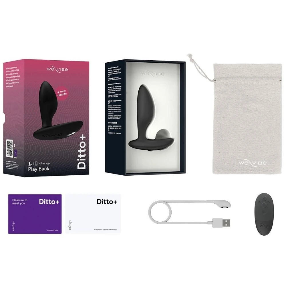 We-Vibe Ditto+ Telefon Kontrollü Uzaktan Kumandalı Anal Plug Vibratör
