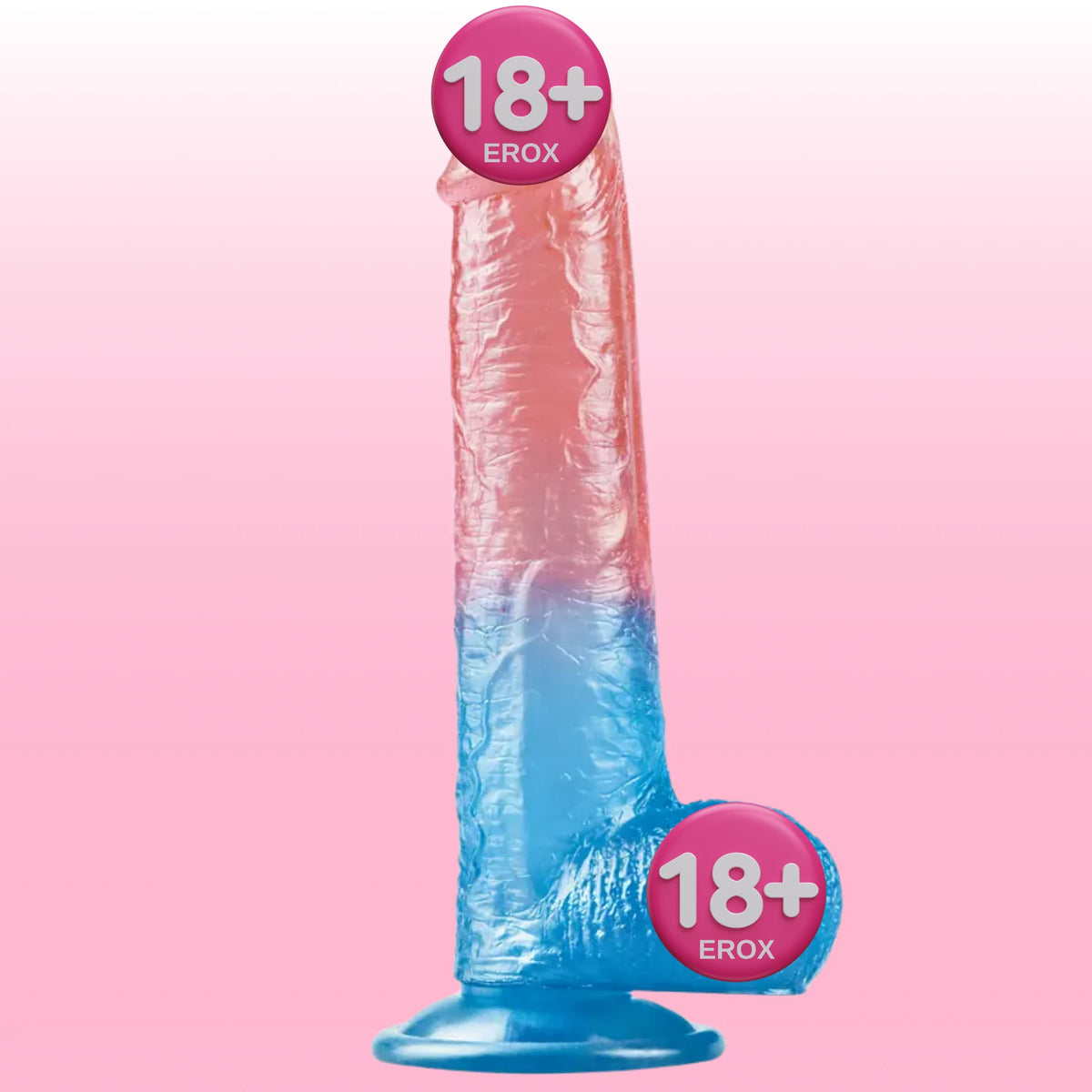 Lovetoy Dazzle Studs Jel Dildo 23 cm Realistik Penis LV318014