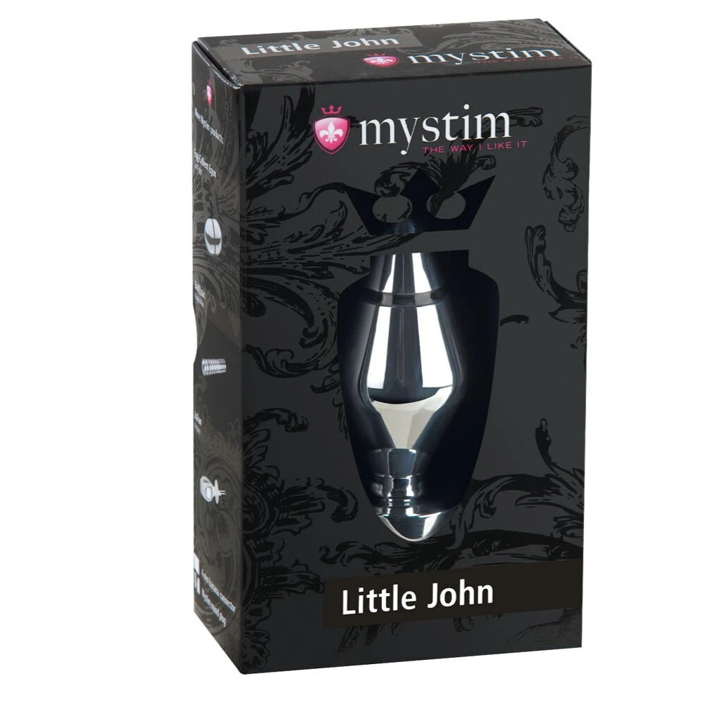 Mystim E-stim Butt Plugs John Metal Anal Plug-Little