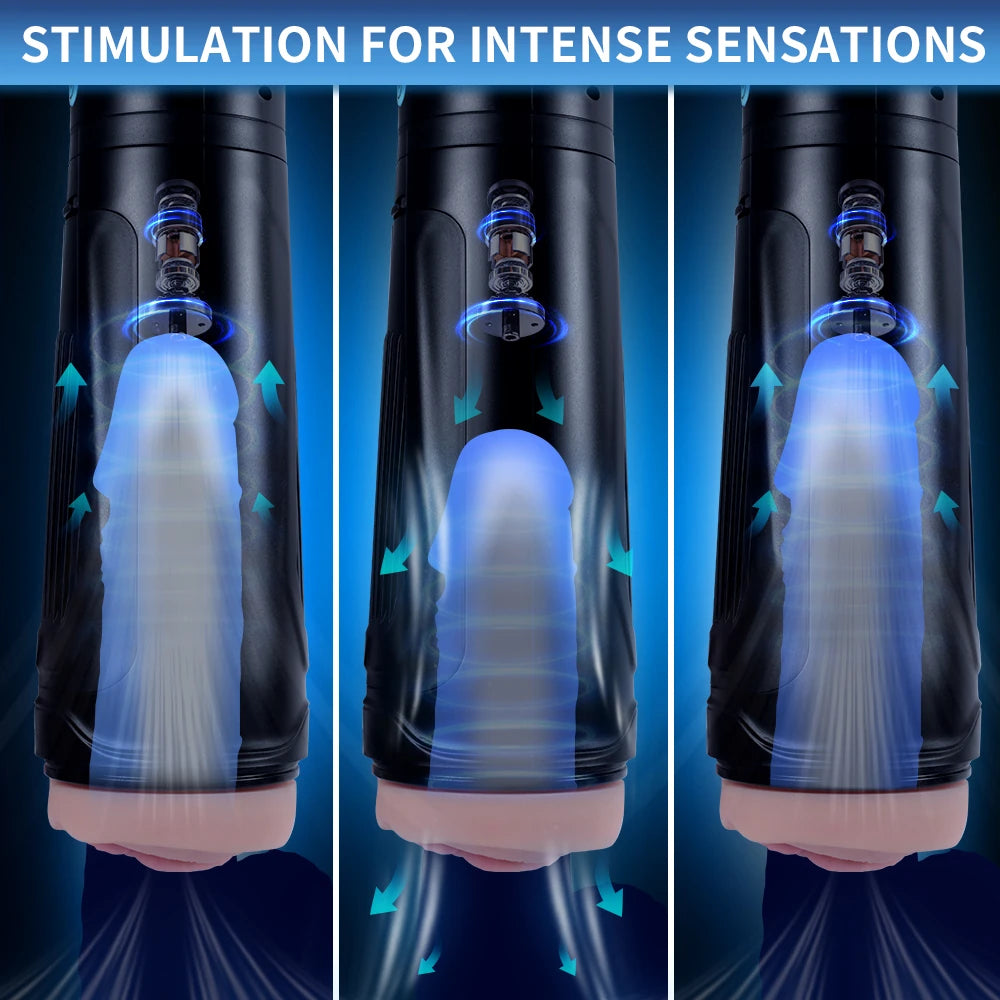 Xise Juicy Lamour Locke Emişli ve Titreşimli Vajina Masturbator JC-MA70046