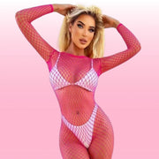 Frowzer She Fantasy Wear Seksi Vücut Çorabı-Pembe