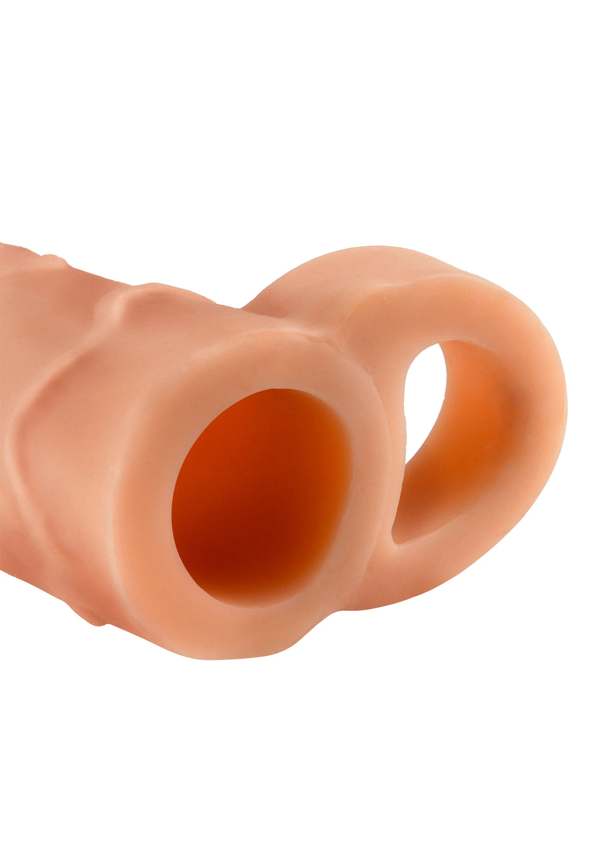 Pipedream Fantasy X-Tensions Perfect 1'' Testis Geçirmeli Amerikan Penis Kılıfı