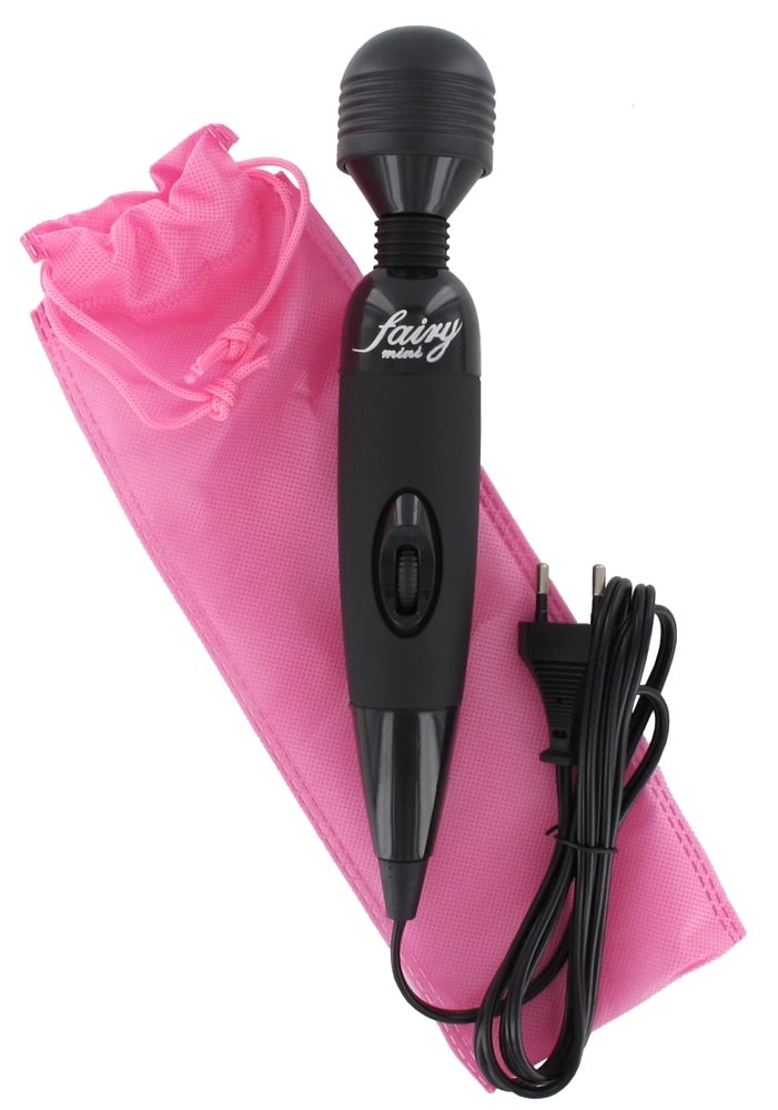 Frowzer Fairy Wand Güçlü Titreşimli Elektrikli Masaj Aleti-Black