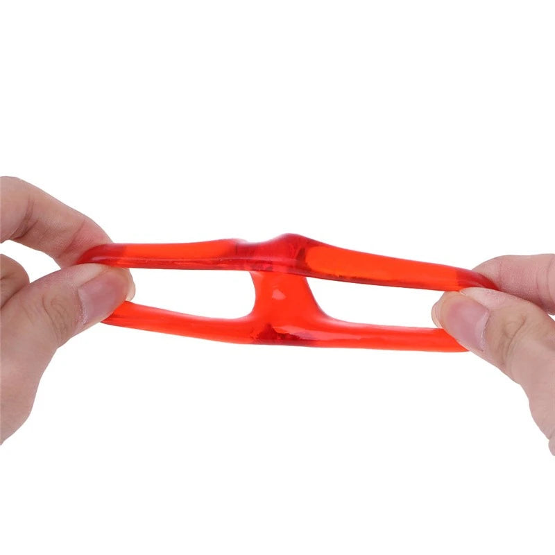 Frowzer Latex Testis Destekli Penis Halkası Kırmızı