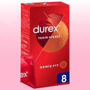Durex Yakın Hisset 8'li Slim Fit Prezervatif Kondom