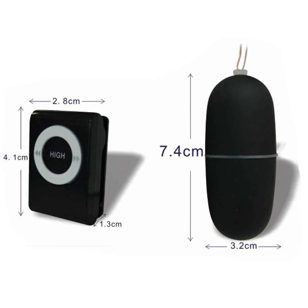 Frowzer Exovid 20 Mod Uzaktan Kumandalı Giyilebilir Vibratör-Black